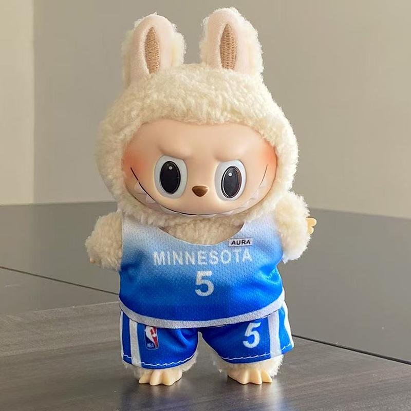 Плюшевая кукла Лабубу Одежда для плюшевой куклы Переодевание куклы Костюм для куклы Мультяшная милая одежда Аксессуары для кукол Подарок