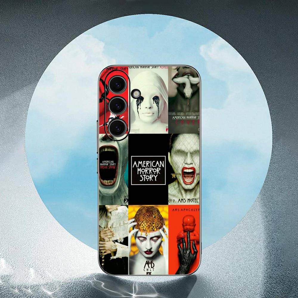 American Horror Story TV Luxus Schwarzes Handyhülle Für Samsung Galaxy S23 S24 S25 Ultra S22 Plus S21