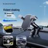 2-in-1 Car Phone Holder: Suction Cup & Air Vent Dashboard Mount