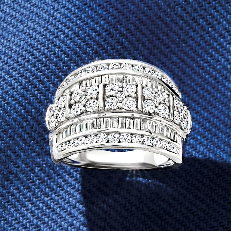 

Huitan Luxury Wide Ring for Women Copper Color Cubic Zirconia Finger Zircon for Party Female Daily Wearable Accessories 6
