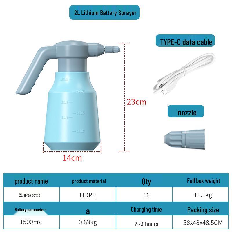 Rechargeable Electric Watering Can for Succulents and Flowers