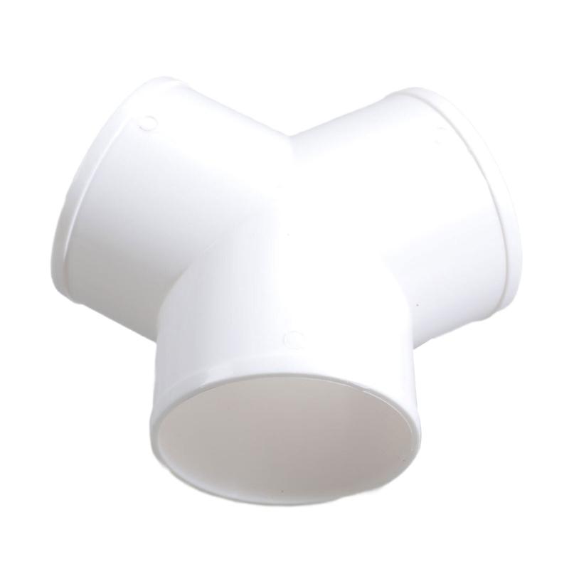 3 Ways Splitters PVC Exhaust Pipe Fittings Air Ventilation Exhaust Duct Connector Quick Ventilation Tube Joint Coupler
