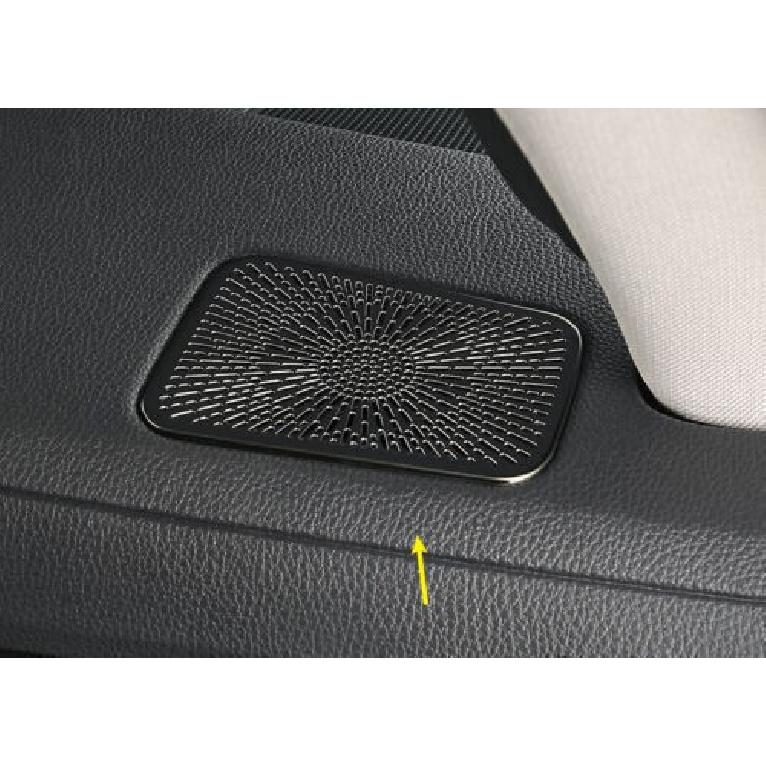 2020-2023 For Toyota Highlander Black Titanium Dash L&R Vent Speaker Cover 2PCS