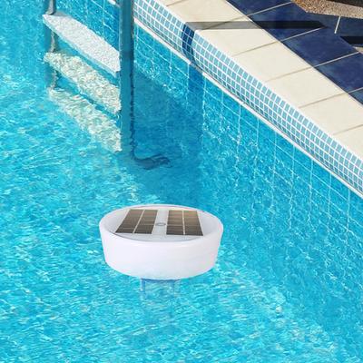 Automatischer Poolreiniger, automatische Umschaltung, solarbetriebener Kupfer-Pool-Ionisator, hält den Pool sauberer und klares RGB-LED-Nachtlicht für bis zu 35.000 Gallonen