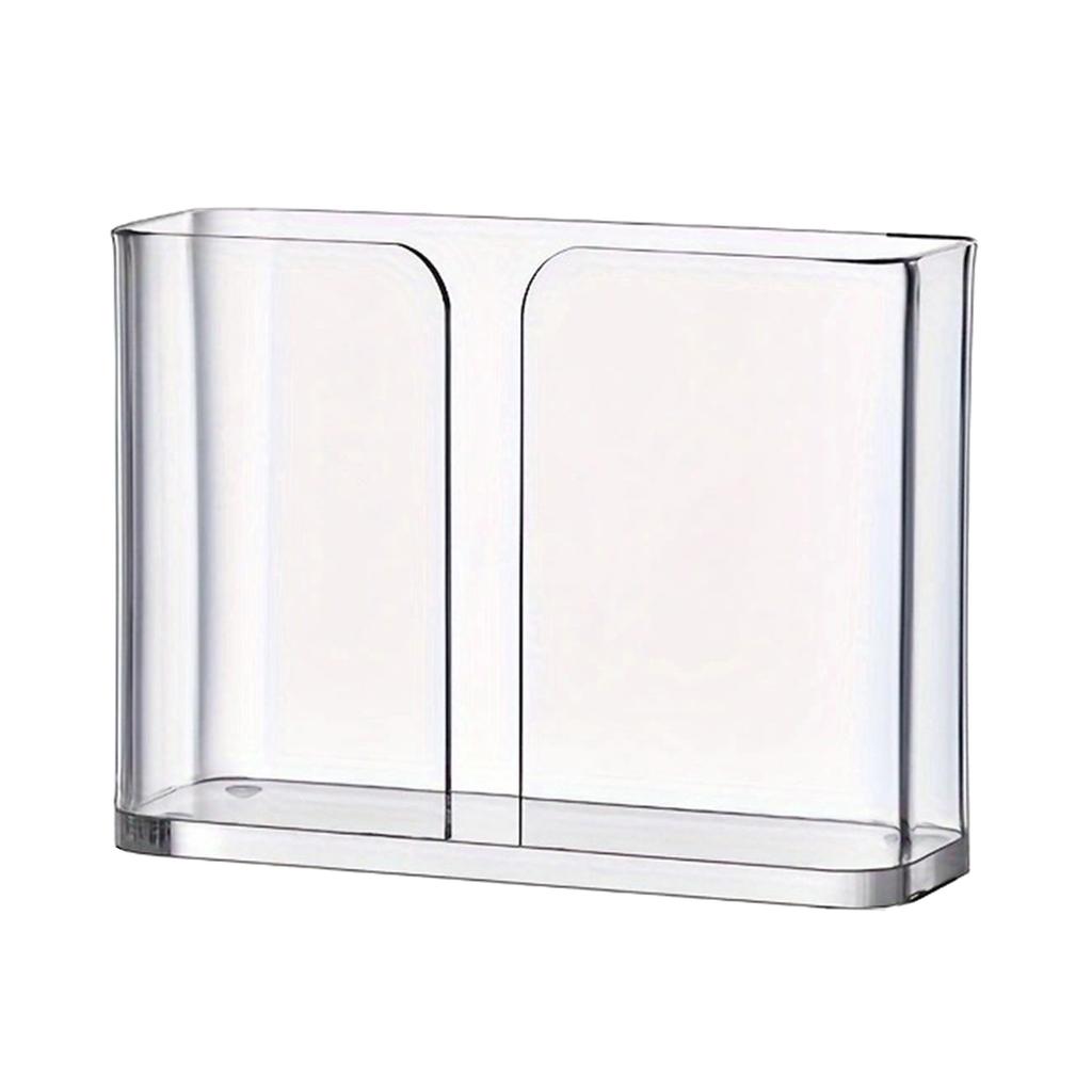 Acrylic Napkin Holder for Table Top Clear Napkin Caddys Luncheon Napkins Organizers Serviette Dispenser Kitchen Tool