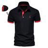 Trend Hub Embroidery 35% Cotton Polo Shirts for Men Casual Solid Color Slim Fit Mens Polos New Fashion Men Clothing