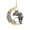 Acrylic Adorable Dinosaur Pendant Car Hanging Ornament For Festive Decoration Home