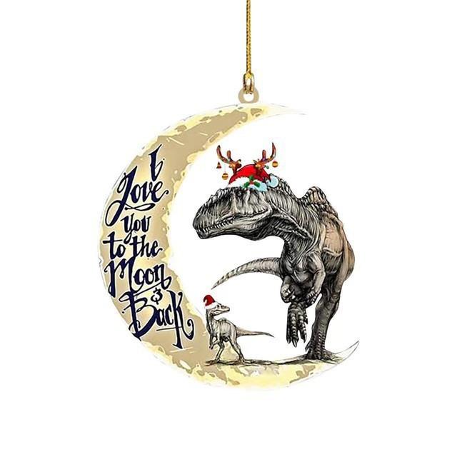 Dinosaur Adorable Acrylic Pendant Car Hanging Ornament For Festive Home Decoration