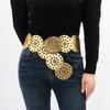 Western Style Disc Belt Y2K Wide Disc Belt Y2K Hollow Disc Belt Hollow Belt  for Women