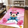 1 pièce Tapis de sol Mickey et Minnie, Tapis de sol antidérapant, Design personnage de dessin animé, Velours doux, Décor de chambre, Tapis d'intérieur lavable