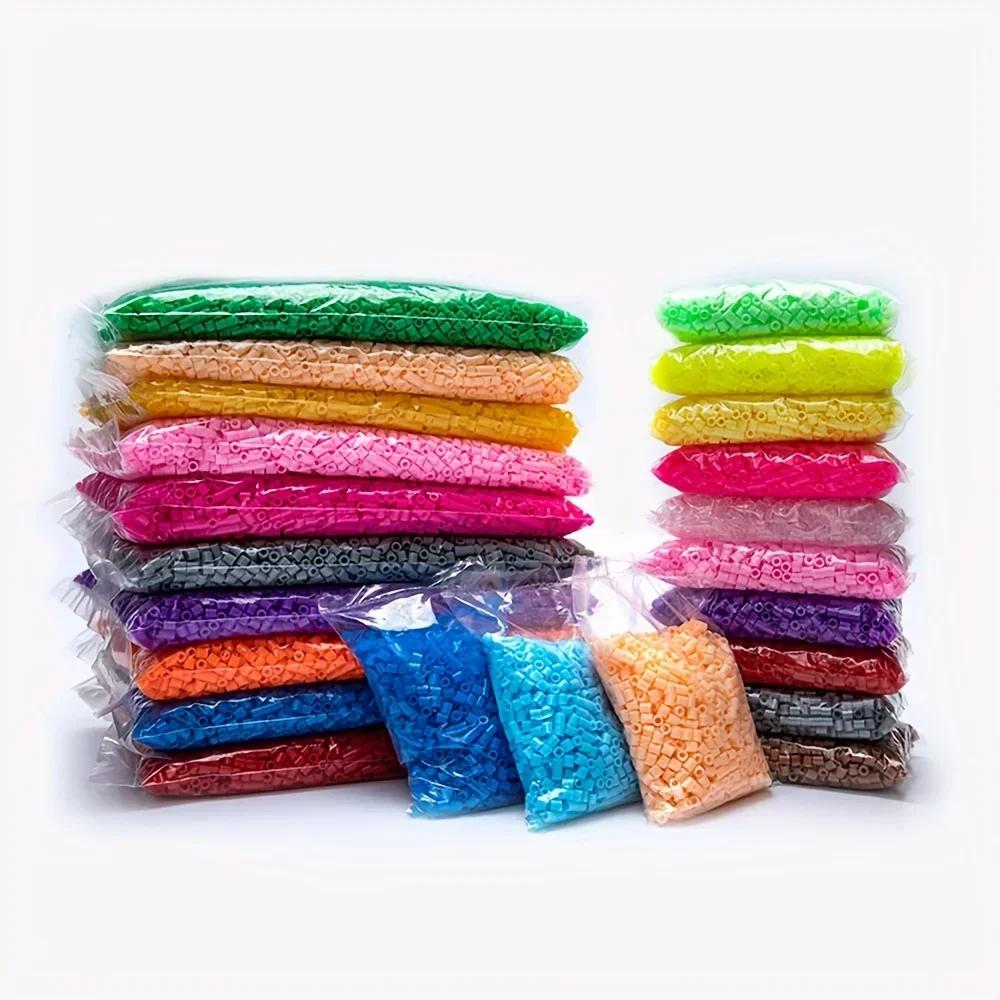 2 Bag 5Mm 1000Pcs Pixel Puzzle Iron Beads For Kids Hama Beads Diy High Quality Handmade Gift Educational Toys