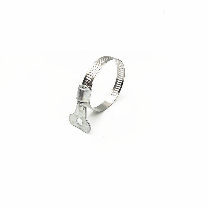 

American-Style Stainless Steel Hand-Tightened Hose Clamp for Water Pipes