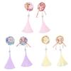 Long Tassel Flower Barrette Hanfu Hair Clip Rose Hairpin Lolita Accessories