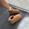 Fashion New Women Winter Ultra Mini Boots Designer Australian Platform Leather Warm Ankle Fur Booties Luxury Snow Boots