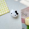 Mobile Phone Airbag Holder, Transparent Cat Bow, Black Pink Paste Type, Retractable Back Sticker, Desktop Watching Dramas