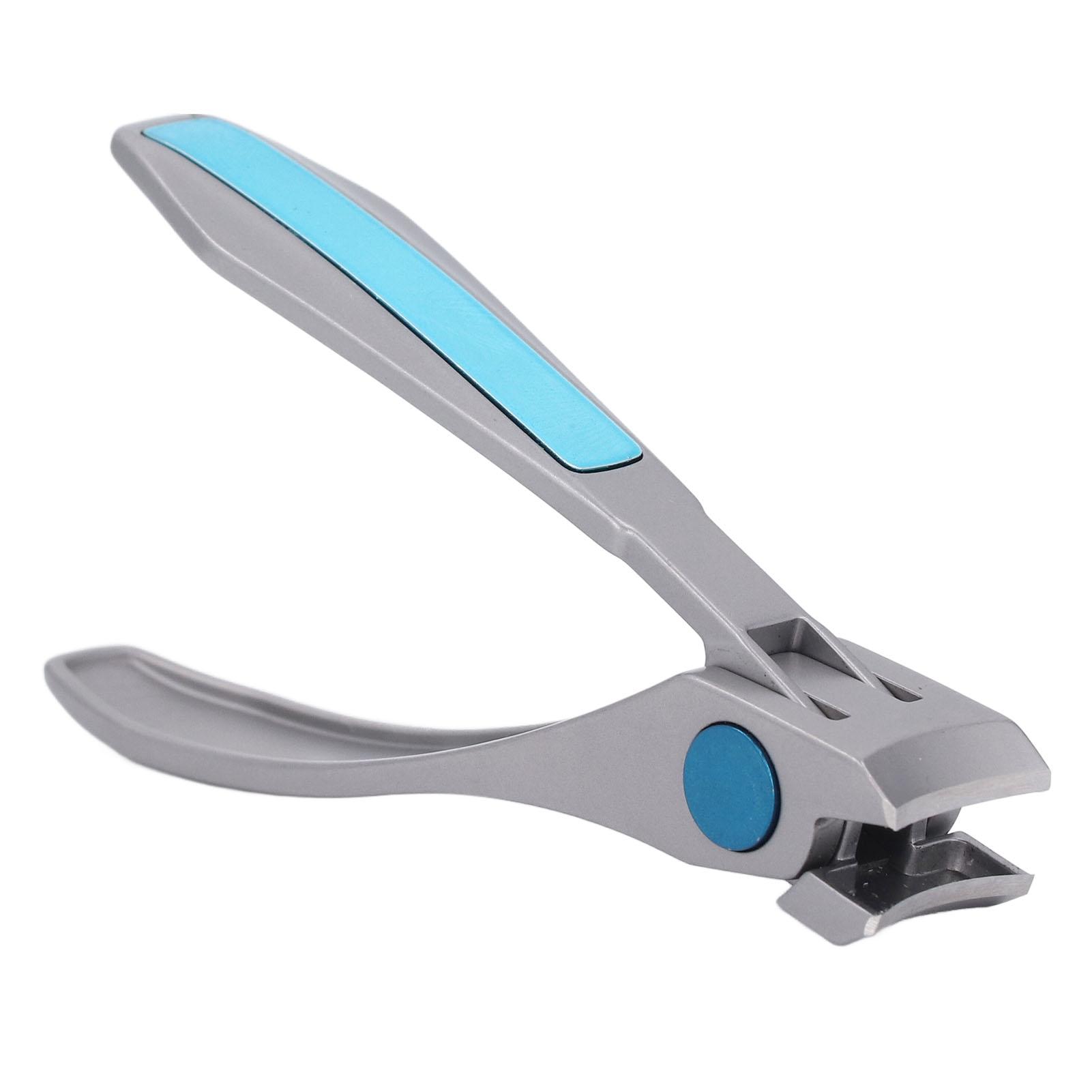 

Stainless Steel Nail Clipper Wide Jaw Opening Fingernail Clipper Heavy Duty Thick Nails Cutter for