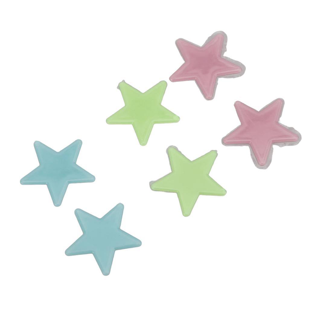 1000Pcs Glow in The Dark Stars Stickers Ceiling Wall Adhesive 3D Glowing Luminous Plastic Room Decor
