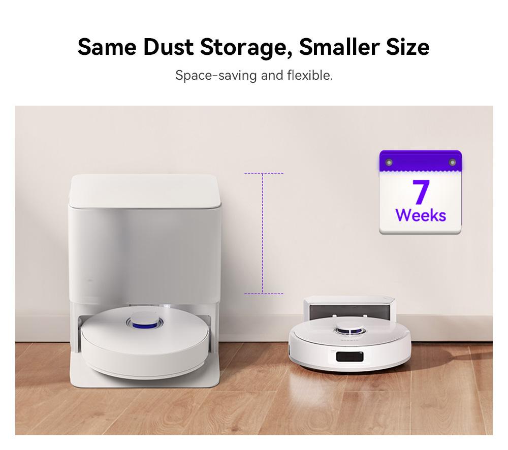 Narwal Freo X Plus Robot Vacuum, 7800Pa Suction, Zero-Tangle Brush, 6N Mopping, Auto Mop Lift, 7 Weeks Dust Storage, Alexa/App Control