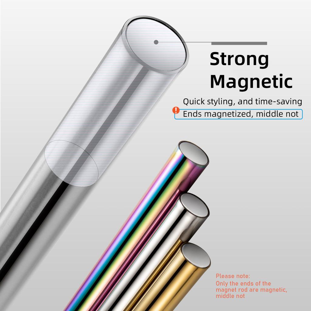 1pc Nail Cat Eye Magnetic Stick Cylindrical Magnet For Cat Eye Uv Gel Polish Snowlight Glitter Effect Tools Manicure Design Tool