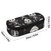 Pencil Bag Zipper Closure Roomy Interior 300D Polyester with Main Pocket Mesh Layer and Removable Pen Divider for School and Study