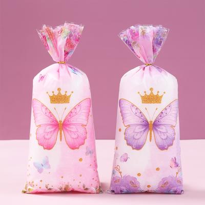 Sacs à Bonbons Papillon Emballage Cadeau Sacs à Biscuits Décoration Fête d'Anniversaire Papillon Fête d'Anniversaire Mariage Enfants Fournitures de Fête d'Anniversaire Baby Shower