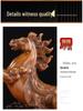 Zodiac Horse Ornament: Wealth-Attracting Decoration for Office, Living Room, Wine Cabinet, or Desk