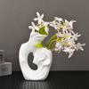 Resin Vase, Modern Design, Women's Vase, Small Decorative Vase, Suitable for Placing On the Desktop, This Product Can Be Placed
