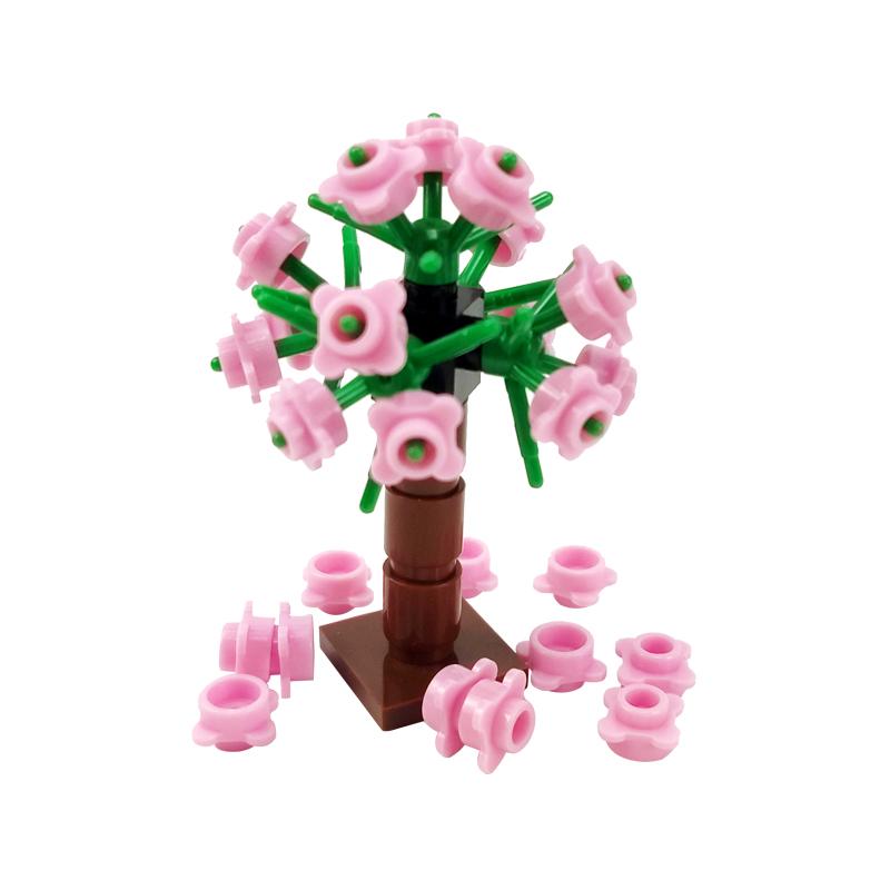 MOC City Crop Pineapple Carrots Mushrooms Pumpkin Corn With Base Vegetable Garden Toys For Kids Knits DIY Cities Compatible Gift