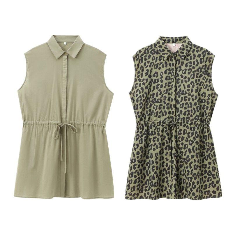 Fashion Style 2024 Summer New Arrival Women's Clothing Stylish Easiest for Match Animal Pattern Print Loose Shirt 7936003