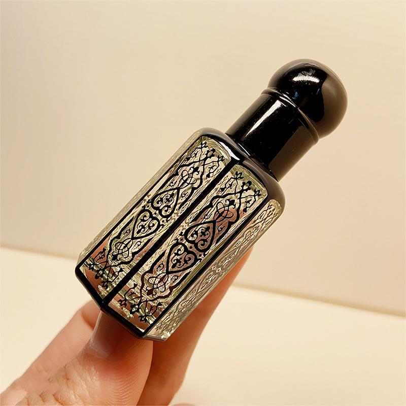 3/6/12Ml Essential Oil Roller Bottle Gold Dropper Perfume Bottles Travel Refillable Roll On Glass Luxury Empty Container