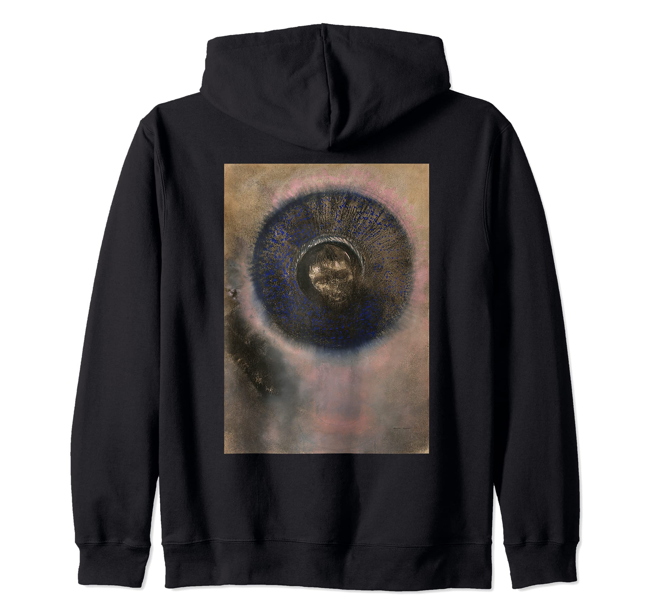 Odilon Redon Antique Artwork Aureole 1895 Zip Hoodie