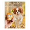 SCHITEC Dog Ball Toy with Sound Chewing [Set of 4, Baseball, Soccer, Volleyball, Rugby] Dog Toy, Tooth Brushing, Sound Dental Toy, Strong and