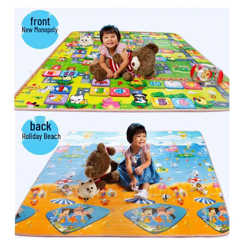Thickened Foldable Baby Crawling Mat: Soft Foam Floor and Play Mat for Infants