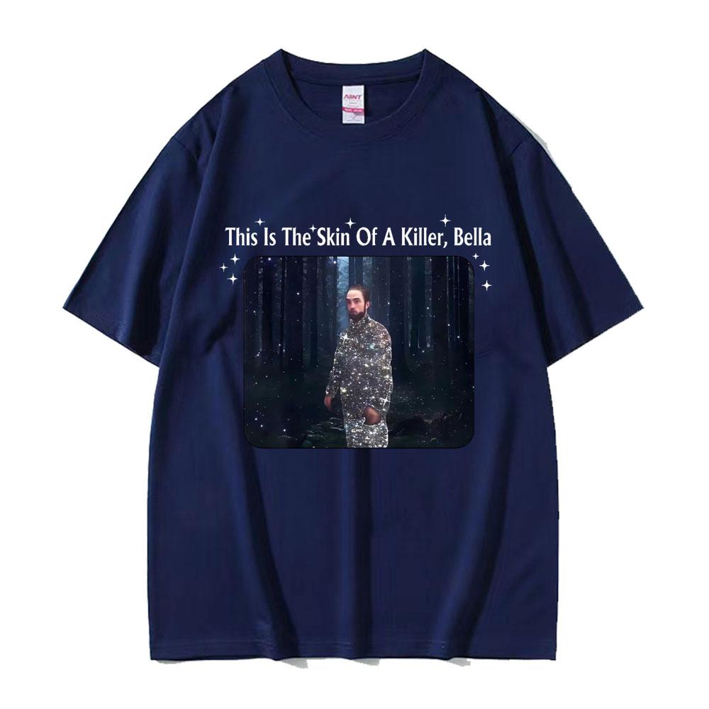 Robert Pattinson TShirts Twilight Saga Funny Print Streetwear Tees Unisex Oversized 100 Cotton T Shirt Tops Unisex Clothing