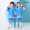 Children's football uniform sets, printed primary and secondary school training camp competition uniforms, boys' and girls' quick-dry sportswear 