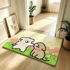 Cartoon M-Maltese Carpet Bathroom Anti-slip Mat Door Mat Home Decoration Mat Entrance Door Mat Scratch-resistant Door Mat