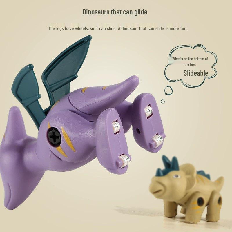 DIY Educational Dinosaur Assembly Toy - Tyrannosaurus Rex Model for Kids