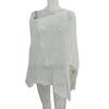 Women Cloak Shawl Mesh Wrap with Pullover Sweater Travel Wrap-around Hem Lightweight Summer Clothing