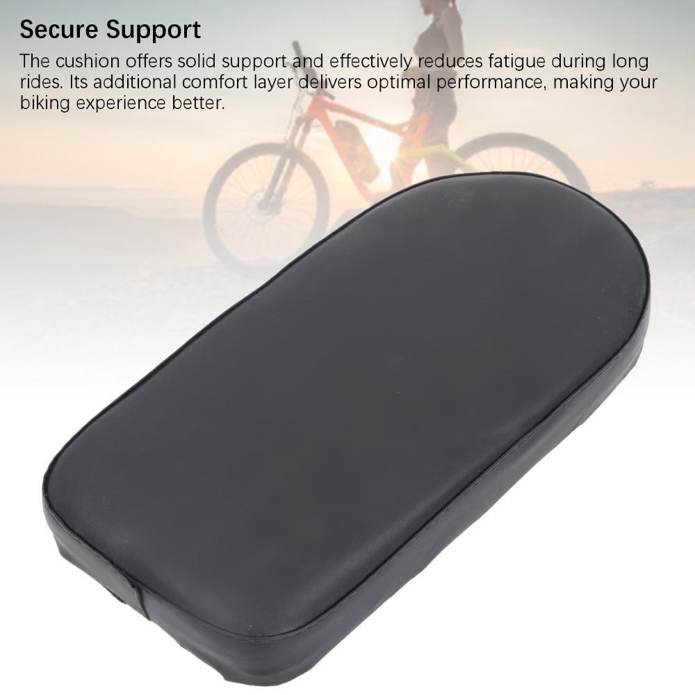 2PCS Wide Bike Rear Seat Cushion for Mountain Bike, Cargo Rack, Carrier