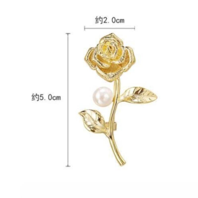 Romantic Rose Brooch, Exquisite and Fashionable Jewelry Shirt for Men and Women, Suit Backpack Accessories, Birthday Party Gift