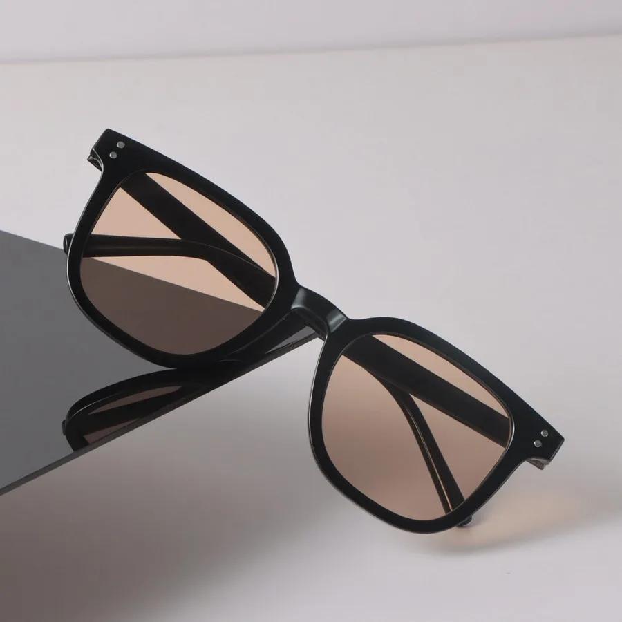 Neue quadratische Sonnenbrille Damen Herren Vintage Mode Weiblich Männlich Spiegel Klar Designer Brille Sexy Marke Schwarz Sonnenbrille