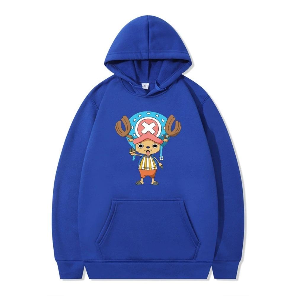 Mens Womens Hoodie ONE PIECE Anime Tony Tony Chopper Hoodies Streetwear Casual Cartoon Printed Hooded Pullover Sweatshirts