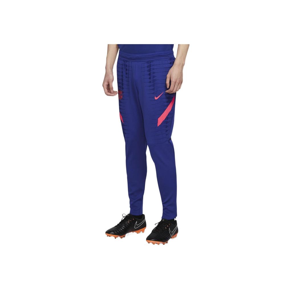 Nike Slim Fit Paneled Soccer Training Pants Player Version Barcelona 20-21 Men Bottoms Navy-Blue CW1388-455