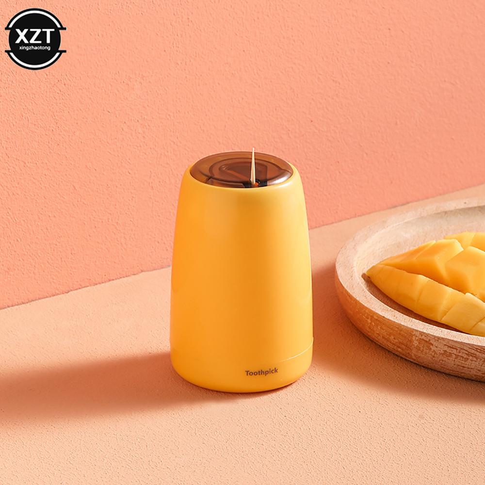 

Диспенсер для зубочисток Nordic Home Creativity Automatically Home Гостиная Столовая Коробка для хранения зубочисток жёлтый