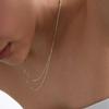 Sparkle Line Necklace (silver925)(2color)