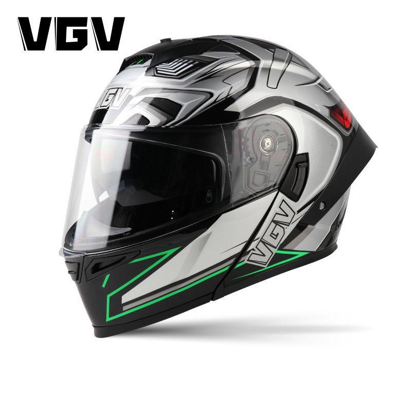 Full Face Motorcycle Helmet With Flip-Up Visor DOT Certified ABS Shell Men Women All Season Use