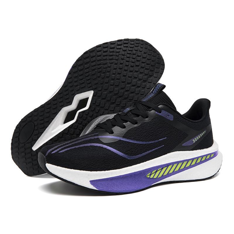 Unisex Sports Shoes Road Running Racing Training Shoes New Cushioned Soft Sole Trendy Mesh Breathable Lace Up Running Shoes