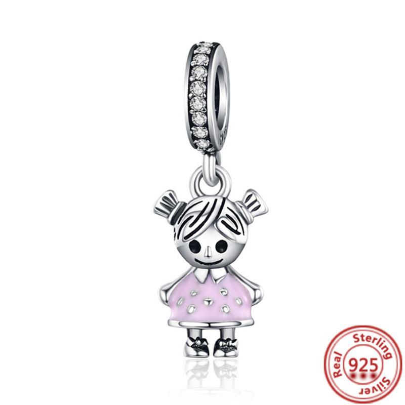 100% 925 Silver Cross Moon Iron Tower Sailboat Rainbow Dangle Charms Fit Original  Bracelet Bangle DIY Beads Jewelry Gift