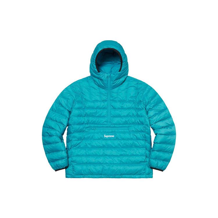 Supreme FW21 Week 13 Micro Down Half Zip Hooded Pullover Down Jacket Unisex SUP-FW21-319