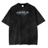 New ACID WASH TEE Neon Genesis Evangelion Printed Tshirt Mens and Womens Washed Tshirt High Quality Vintage Tshirt Top